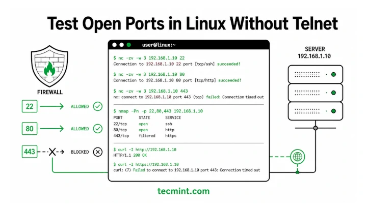 5 Best Ways to Check if a Port Is Open on Linux