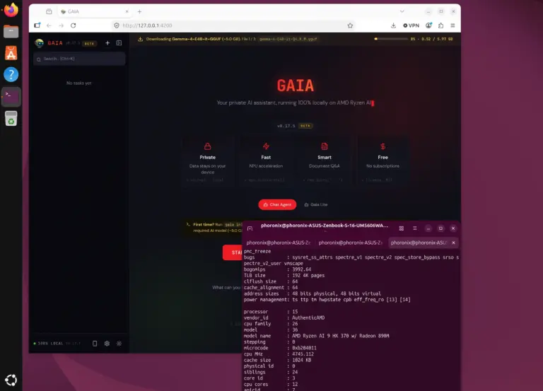 AMD GAIA on Linux