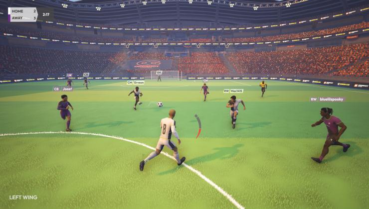 Everything is player controlled in Strikers Club - a free to play football game releasing July 17