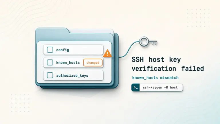 Fix SSH "Host Key Verification Failed" Error