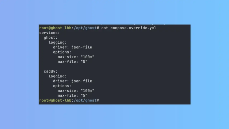Git Pull Kept Failing on My Ghost Server. Docker Compose Override Fixed It