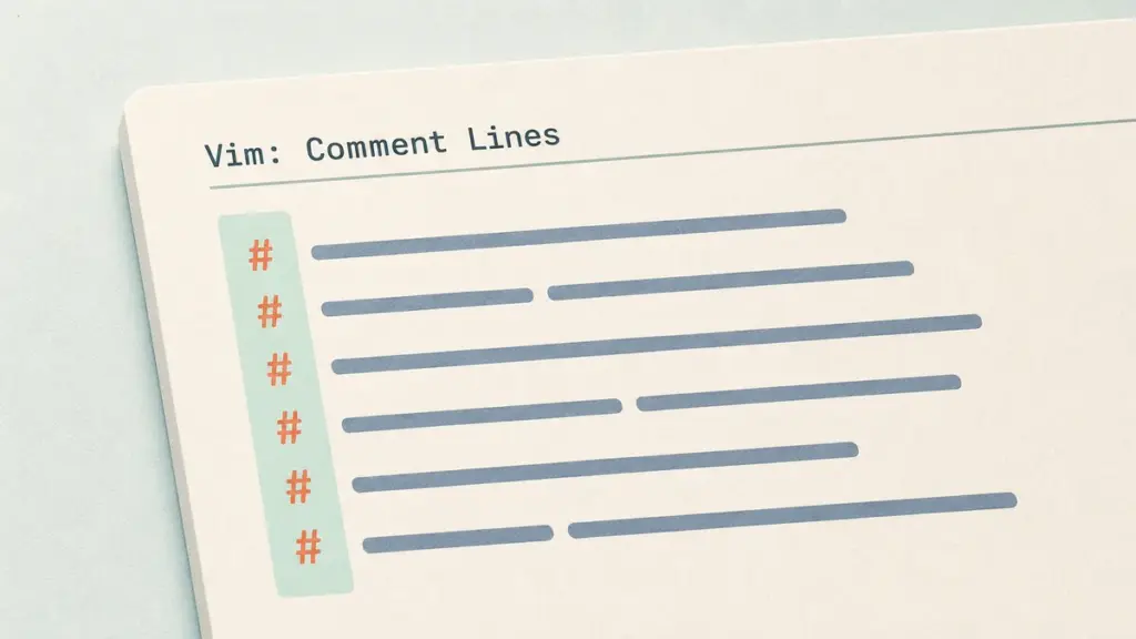 How to Comment Out Multiple Lines in Vim