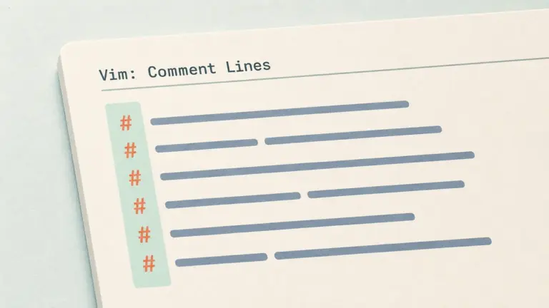 How to Comment Out Multiple Lines in Vim