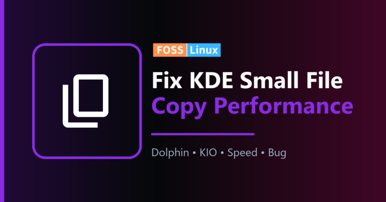 How to Fix KDE Small File Copy Performance in Dolphin
