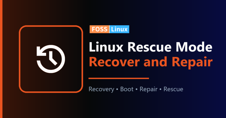 How to Recover a Broken System