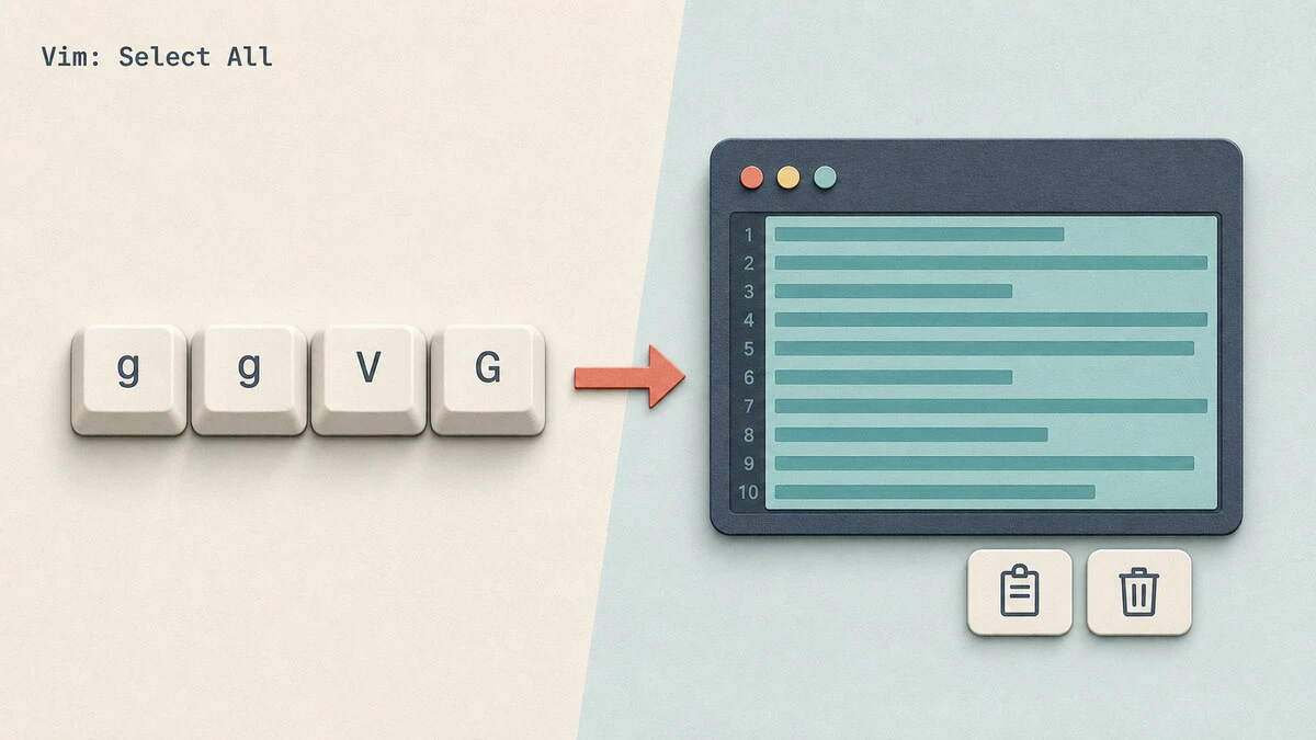 How to Select All in Vim: Copy, Delete, or Yank Every Line