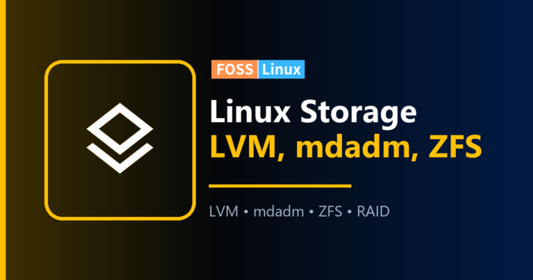 Linux Storage Deep Dive: LVM, mdadm, ZFS RAID