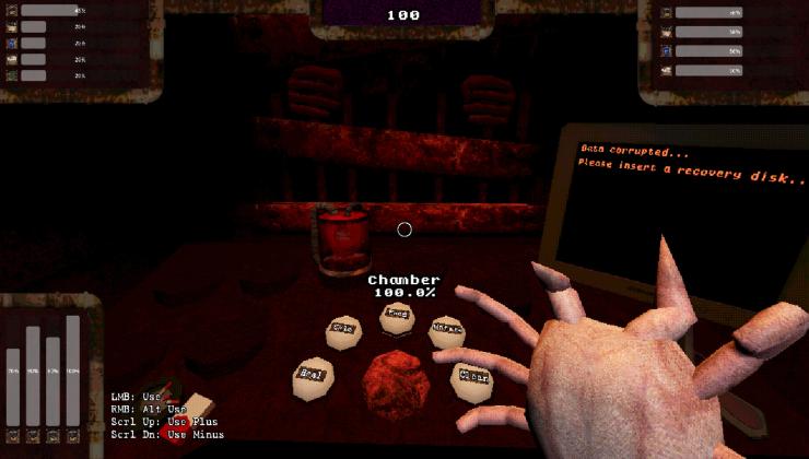 Pet Chamber is an experimental incremental tamagotchi horror game made on Steam Deck
