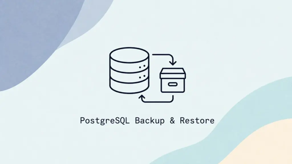 PostgreSQL Backup and Restore with pg_dump and pg_restore