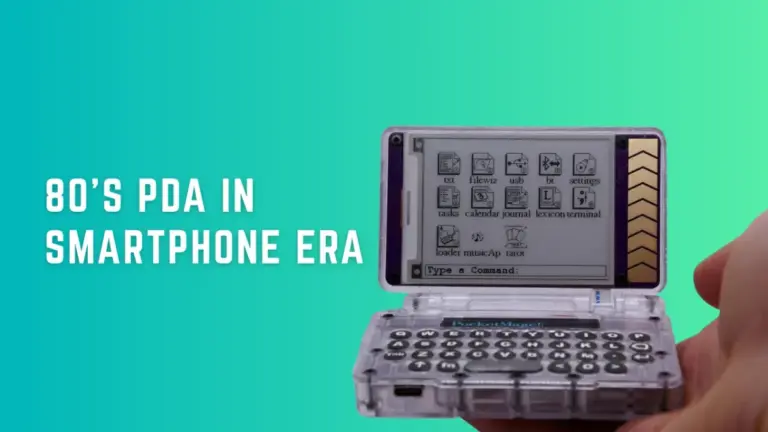 This E-Paper PDA Wants You to Ditch Your Smartphone for a Keyboard and Two Tiny Screens