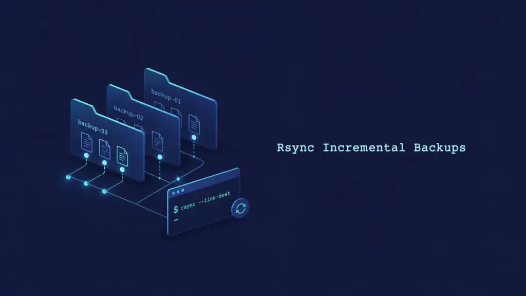 rsync Incremental Backups with --link-dest