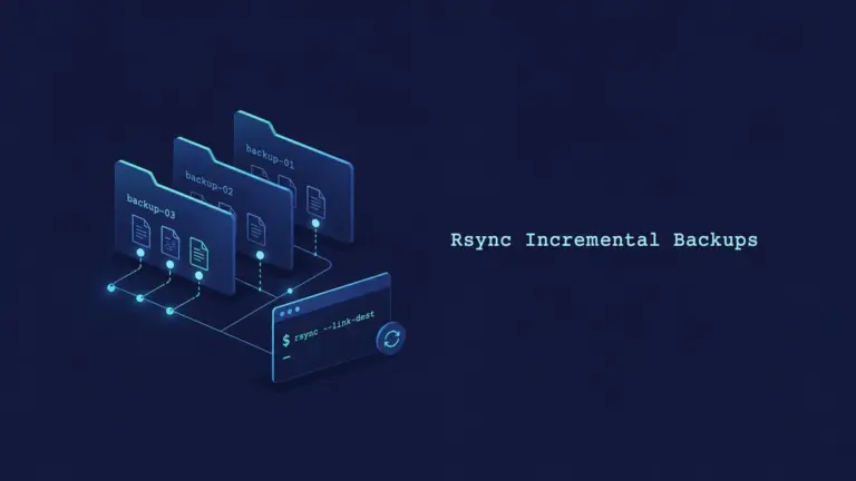rsync Incremental Backups with --link-dest