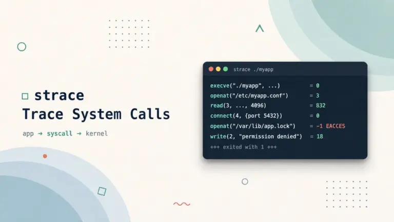 strace Command in Linux: Trace System Calls