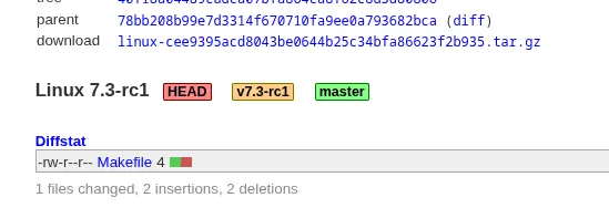 Linux 7.3-rc1 Git tag