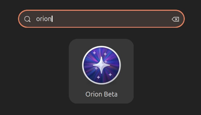 Orion for Linux beta update adds private browsing and link previews