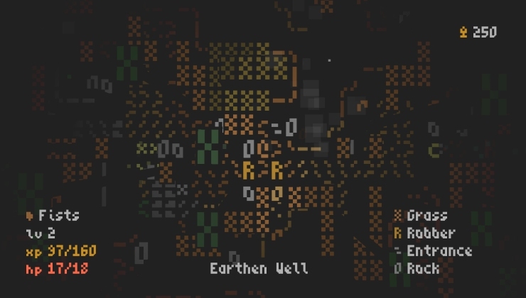 ASCII-based traditional roguelike 'Rangedrifter' has such a damn cool style