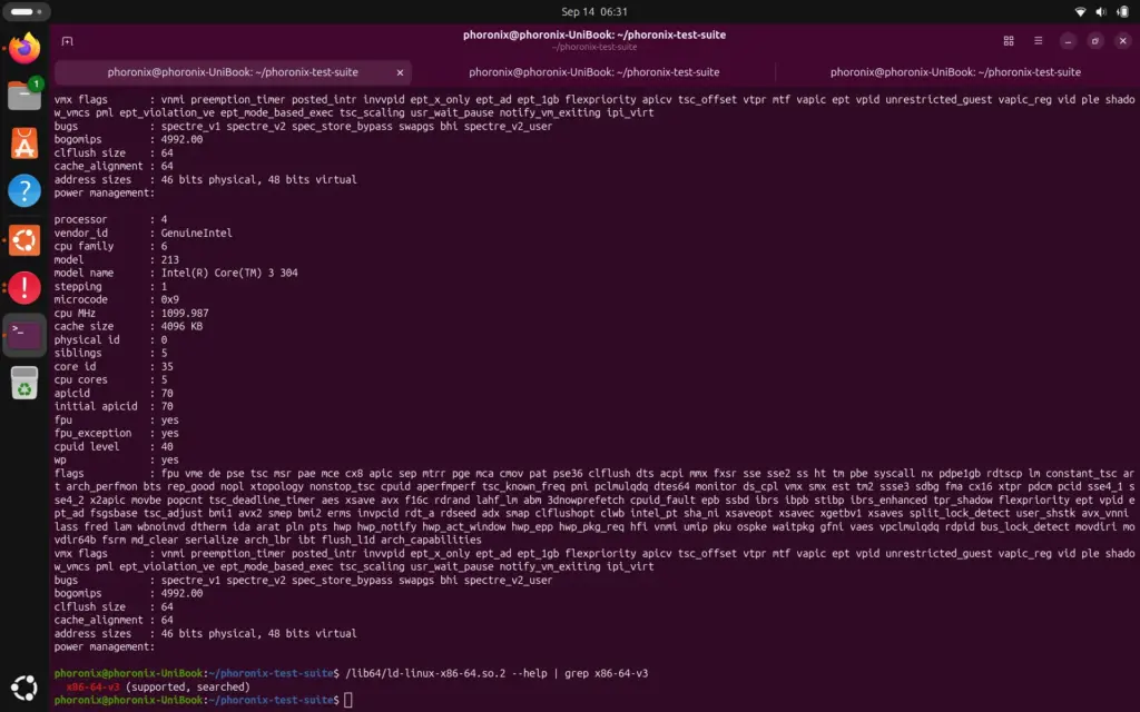 Ubuntu 26.10 amd64v3
